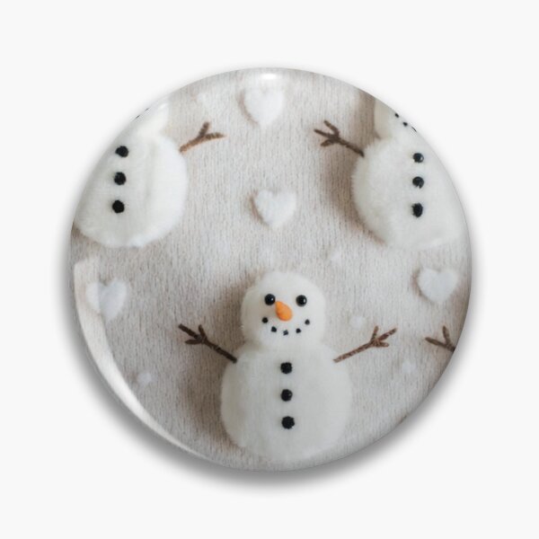 Item preview, Cute Snowman Winter Pattern designed and sold by SassyArtistry.