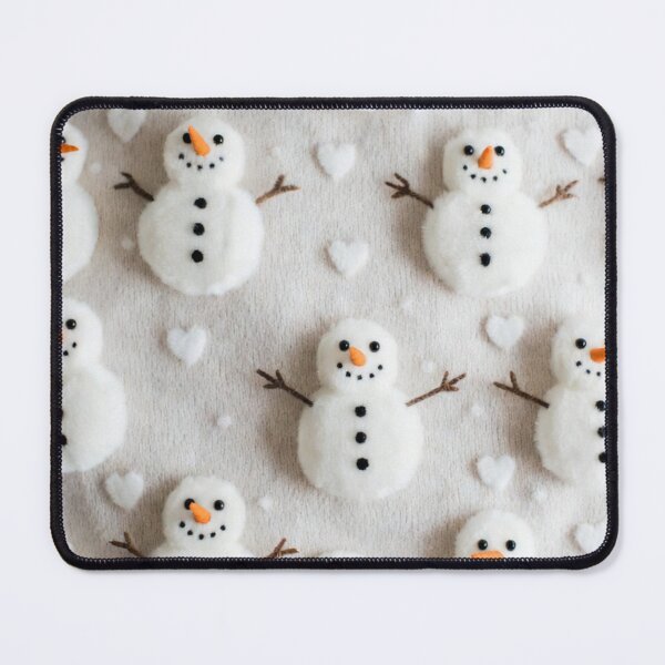 Item preview, Cute Snowman Winter Pattern designed and sold by SassyArtistry.