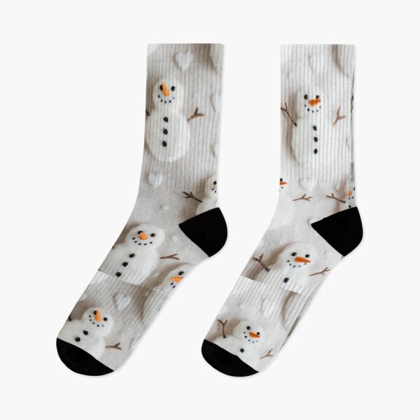 Item preview, Cute Snowman Winter Pattern designed and sold by SassyArtistry.