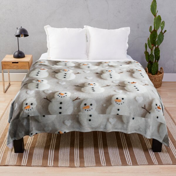 Item preview, Cute Snowman Winter Pattern designed and sold by SassyArtistry.