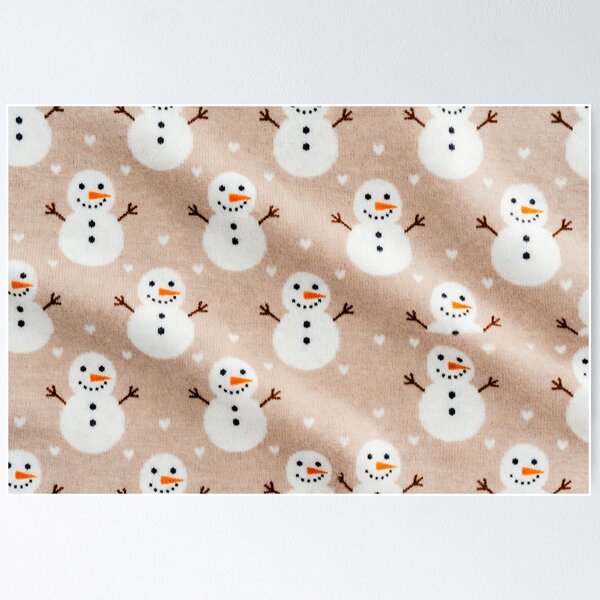 Item preview, Cute Snowmen Pattern designed and sold by SassyArtistry.
