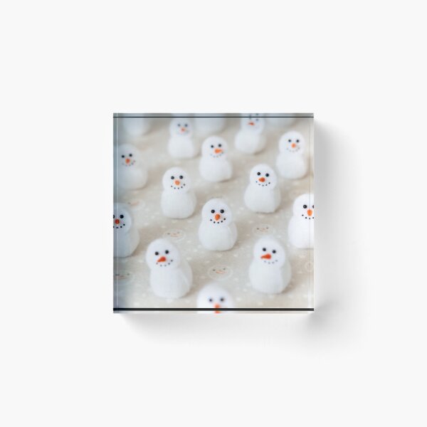 Item preview, Mini Snowmen Winter Pattern designed and sold by SassyArtistry.