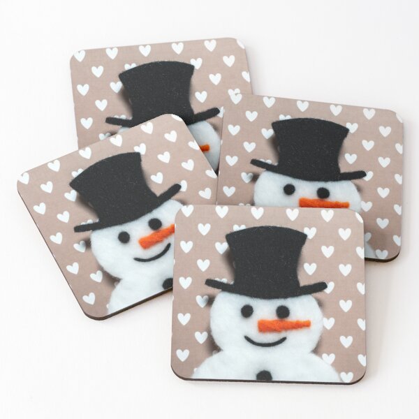 Item preview, Cute Snowman With Hearts designed and sold by SassyArtistry.