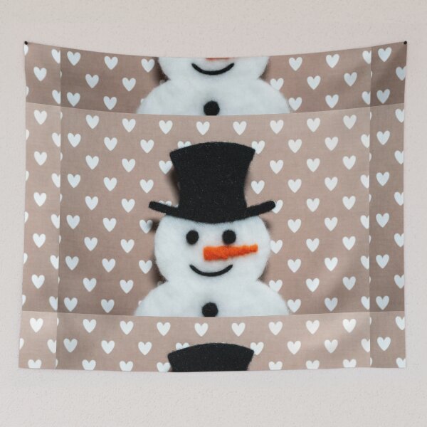 Item preview, Cute Snowman With Hearts designed and sold by SassyArtistry.