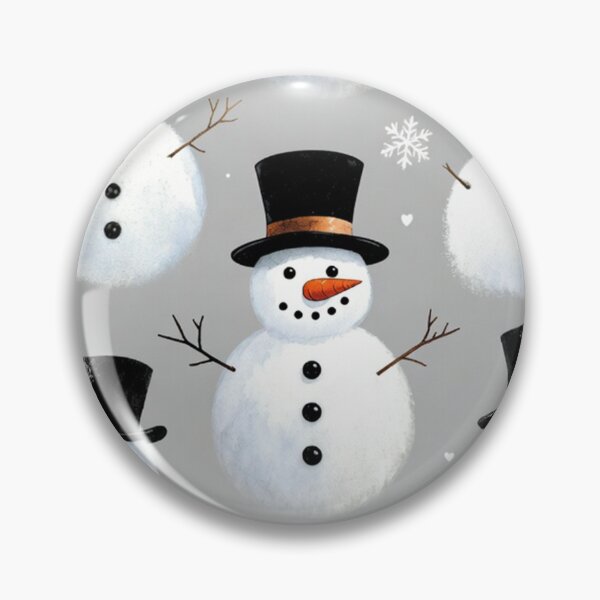 Item preview, Cute Snowmen With Top Hats designed and sold by SassyArtistry.