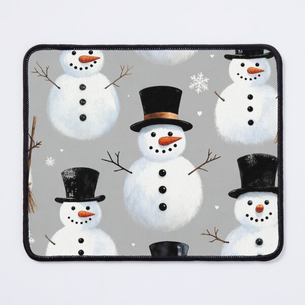 Item preview, Cute Snowmen With Top Hats designed and sold by SassyArtistry.