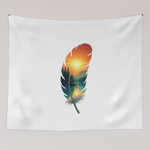 Item preview, FEATHER LANDSCAPE DESIGN 1 designed and sold by Techtricksgh.
