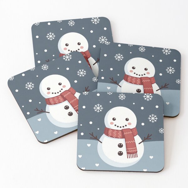 Item preview, Cute Snowman With Red Scarf designed and sold by SassyArtistry.