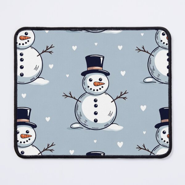 Item preview, Cute Snowman Pattern With Hearts designed and sold by SassyArtistry.