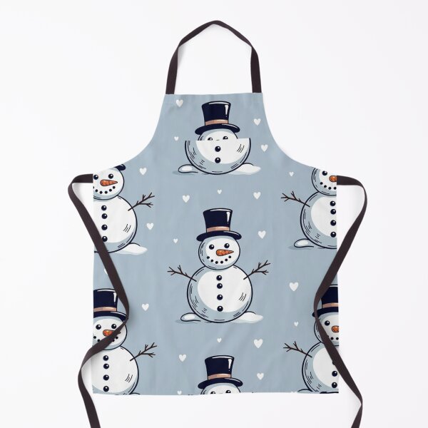 Item preview, Cute Snowman Pattern With Hearts designed and sold by SassyArtistry.