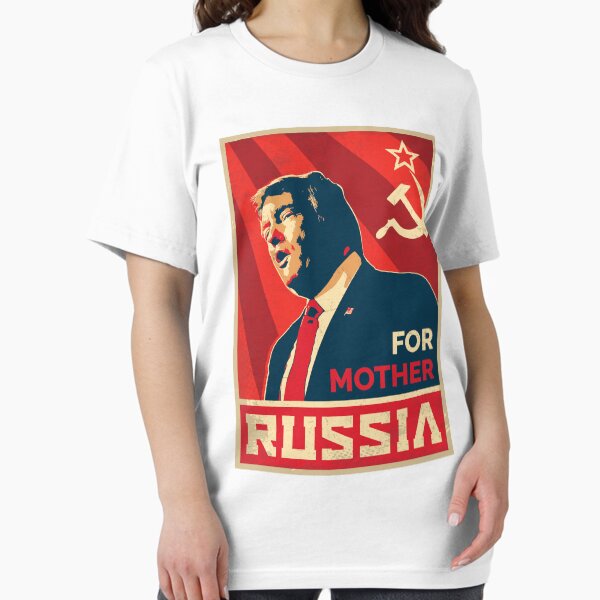 Vista previa del artículo con la obra «Trump Rusia», diseñado y vendido por radvas.