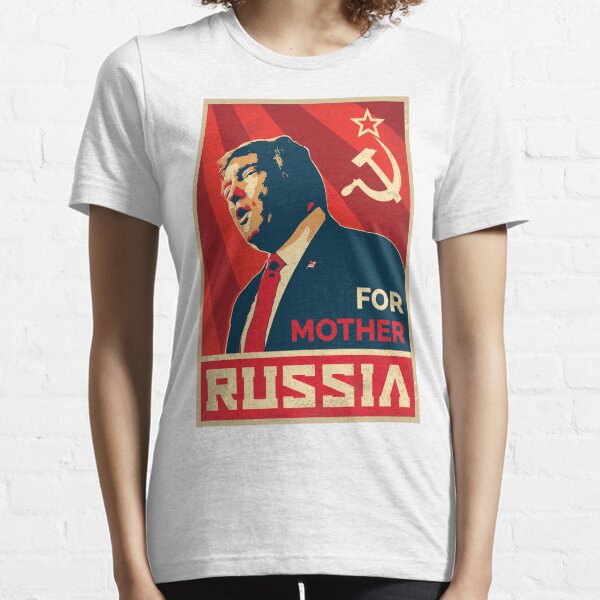 Vista previa del artículo con la obra «Trump Rusia», diseñado y vendido por radvas.