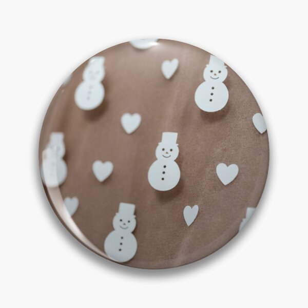Item preview, Cute Snowman Pattern With Hearts designed and sold by SassyArtistry.