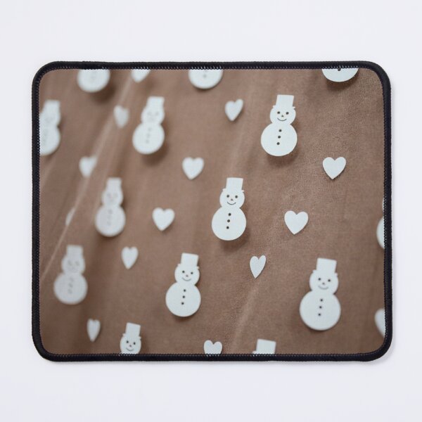 Item preview, Cute Snowman Pattern With Hearts designed and sold by SassyArtistry.