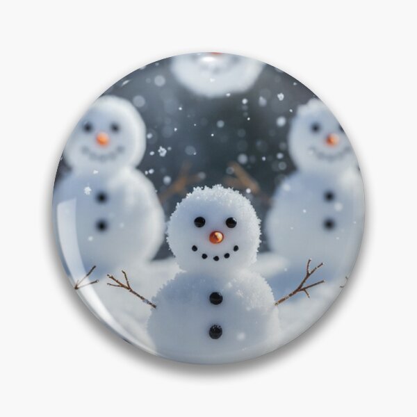 Item preview, Cute Snowmen Repeating Pattern designed and sold by SassyArtistry.