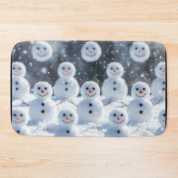 Item preview, Cute Snowmen Repeating Pattern designed and sold by SassyArtistry.