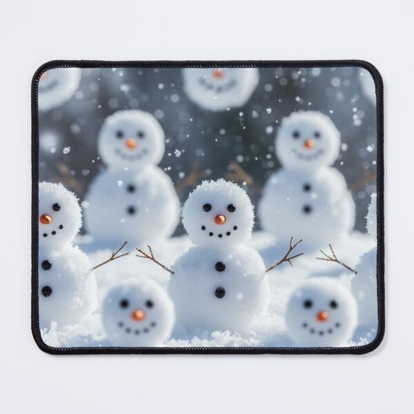 Item preview, Cute Snowmen Repeating Pattern designed and sold by SassyArtistry.