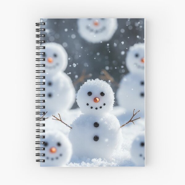 Item preview, Cute Snowmen Repeating Pattern designed and sold by SassyArtistry.