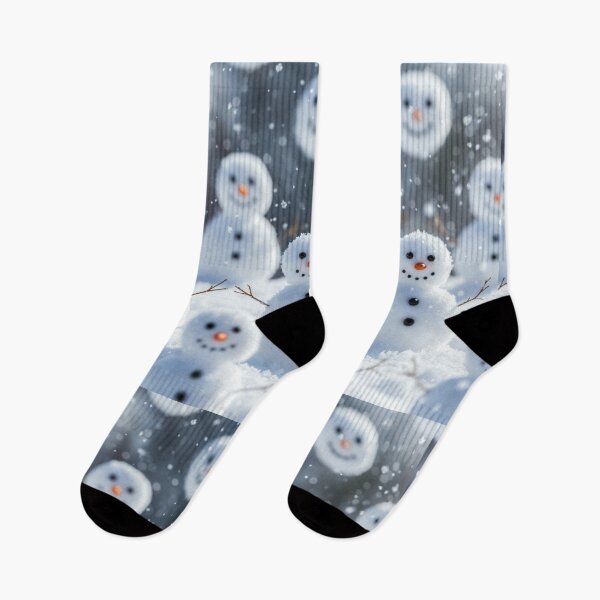 Item preview, Cute Snowmen Repeating Pattern designed and sold by SassyArtistry.