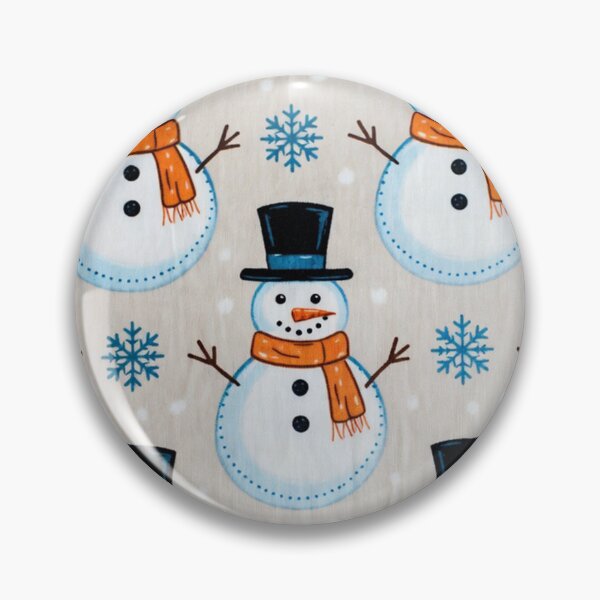 Item preview, Snowman Pattern with Scarves designed and sold by SassyArtistry.
