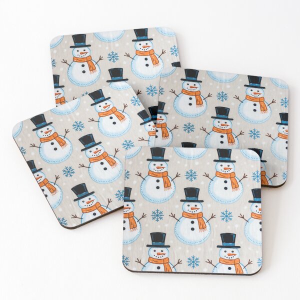 Item preview, Snowman Pattern with Scarves designed and sold by SassyArtistry.