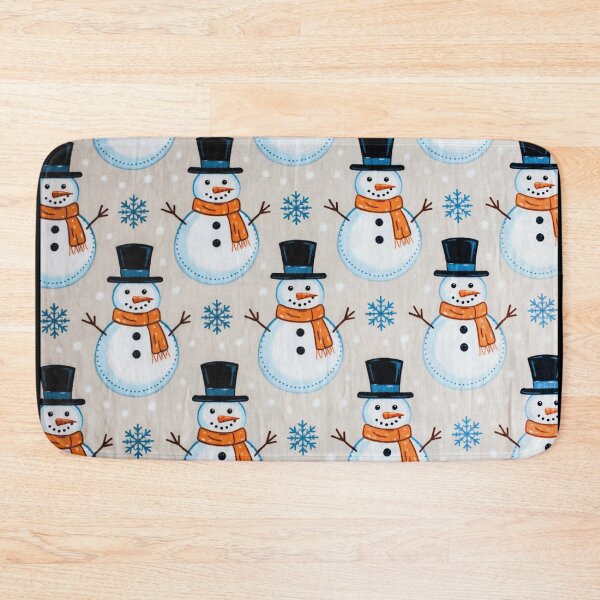 Item preview, Snowman Pattern with Scarves designed and sold by SassyArtistry.
