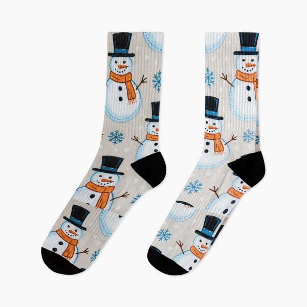 Item preview, Snowman Pattern with Scarves designed and sold by SassyArtistry.