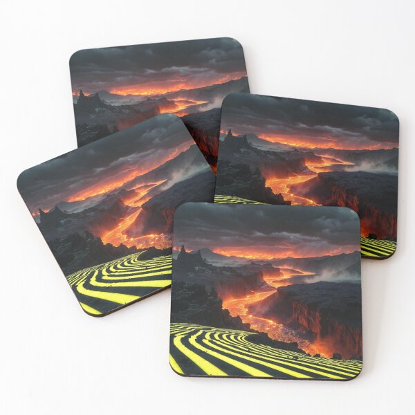 Item preview, Surreal Lava Landscape designed and sold by SassyArtistry.