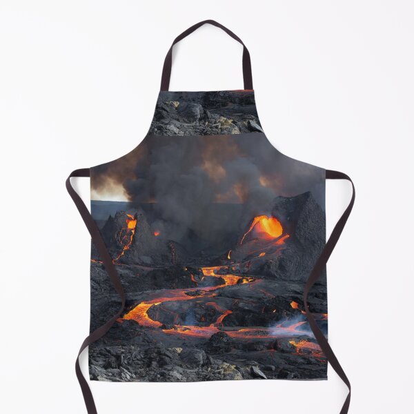 Item preview, Active Lava Flow Landscape designed and sold by SassyArtistry.