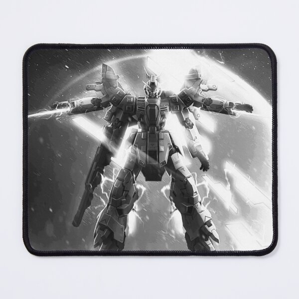 Item preview, black white moon gundam space colony ILLUSTRATION designed and sold by sabartgunpla.