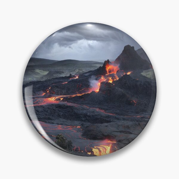 Item preview, Lava River Through Volcanic Terrain designed and sold by SassyArtistry.