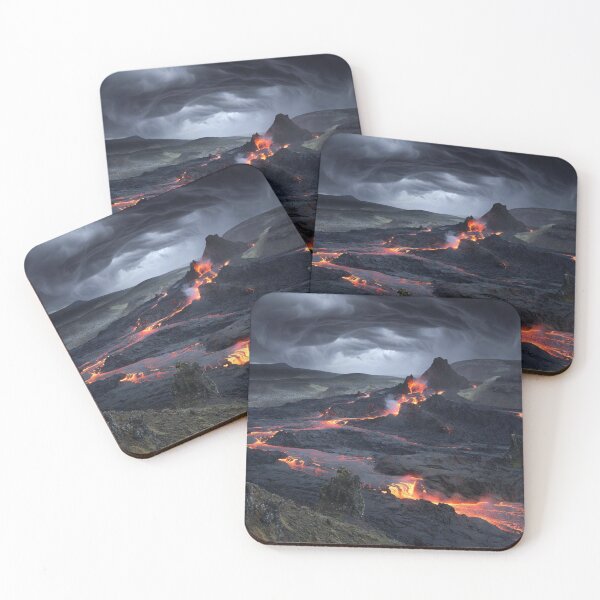 Item preview, Lava River Through Volcanic Terrain designed and sold by SassyArtistry.