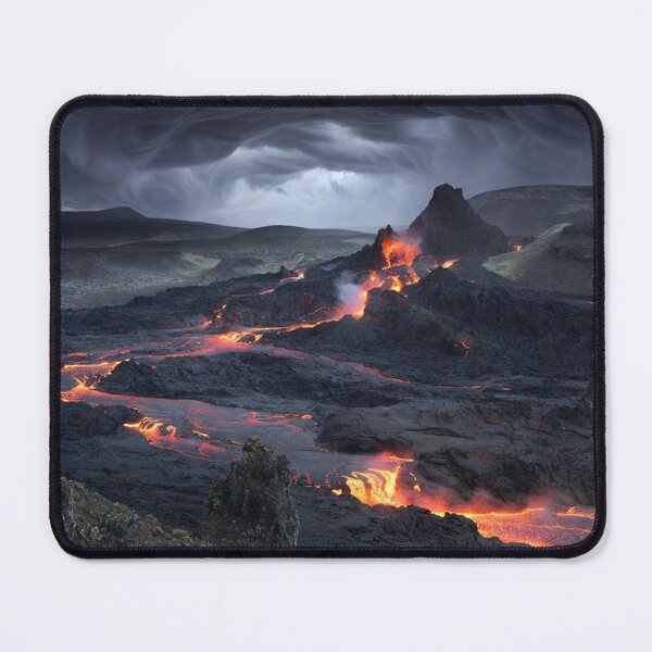 Item preview, Lava River Through Volcanic Terrain designed and sold by SassyArtistry.