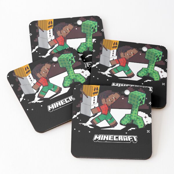 Item preview, Minecraft Snowball Fight Creeper Holiday Fun designed and sold by broncosteam.