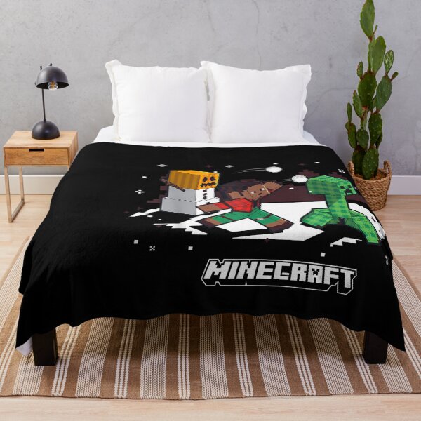 Item preview, Minecraft Snowball Fight Creeper Holiday Fun designed and sold by broncosteam.