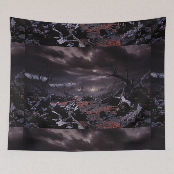 Item preview, Volcanic Wasteland With Lava Ground designed and sold by SassyArtistry.