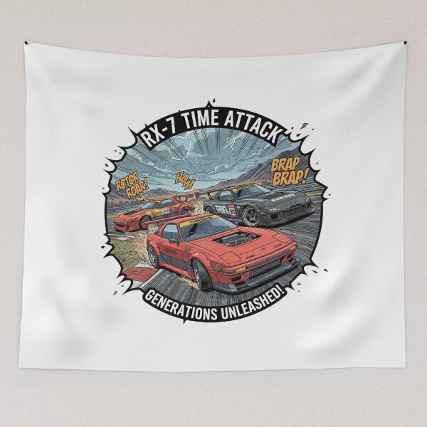 Item preview, RX Generations Time Attack designed and sold by RacerCatBrand.