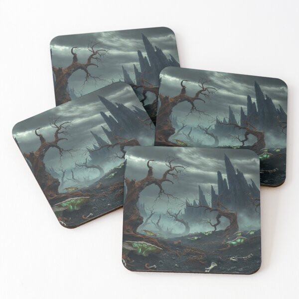 Item preview, Dark Fantasy Swamp Landscape designed and sold by SassyArtistry.