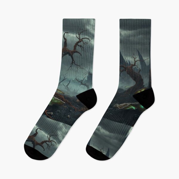 Item preview, Dark Fantasy Swamp Landscape designed and sold by SassyArtistry.