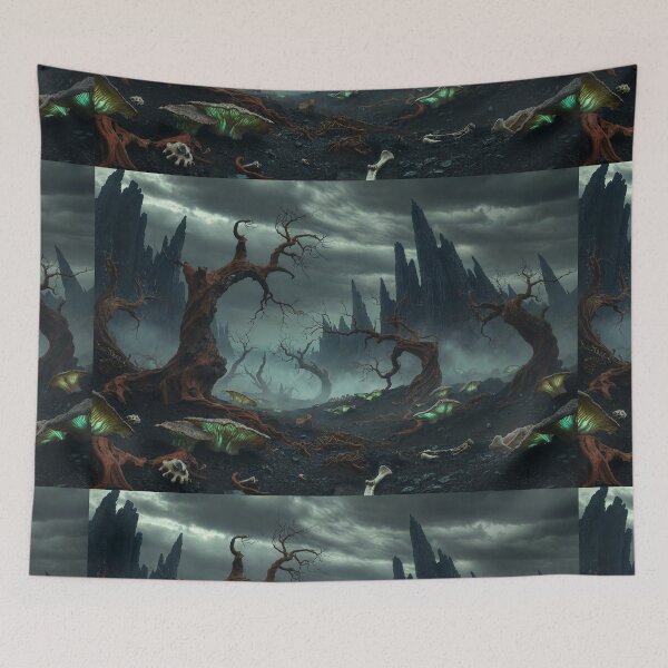Item preview, Dark Fantasy Swamp Landscape designed and sold by SassyArtistry.