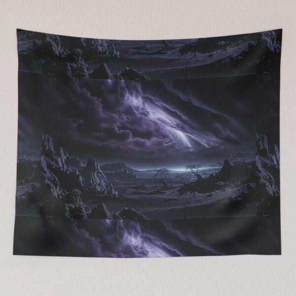 Item preview, Storm Over Alien Wasteland designed and sold by SassyArtistry.