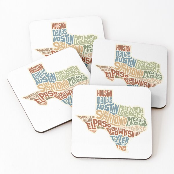 Item preview, Retro Texas map designed and sold by JIGUWORLD.