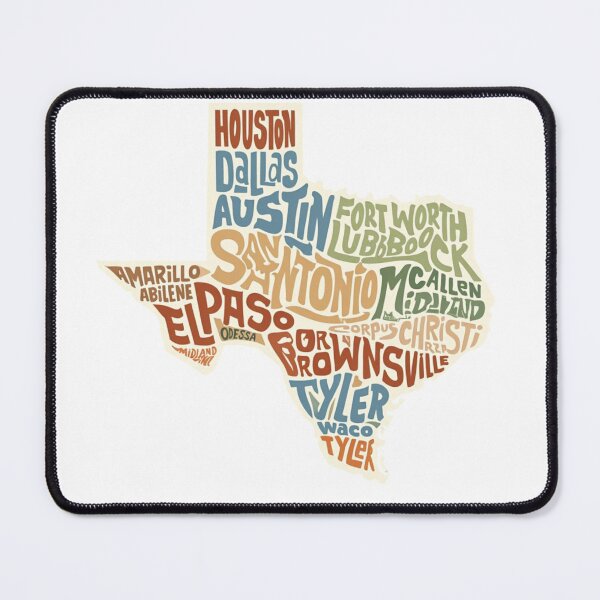 Item preview, Retro Texas map designed and sold by JIGUWORLD.