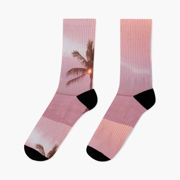 Item preview, Lone Palm on Pink Shore designed and sold by SassyArtistry.