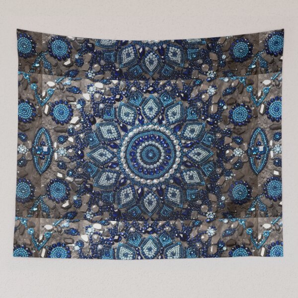 Item preview, Blue Beaded Mandala Pattern designed and sold by SassyArtistry.