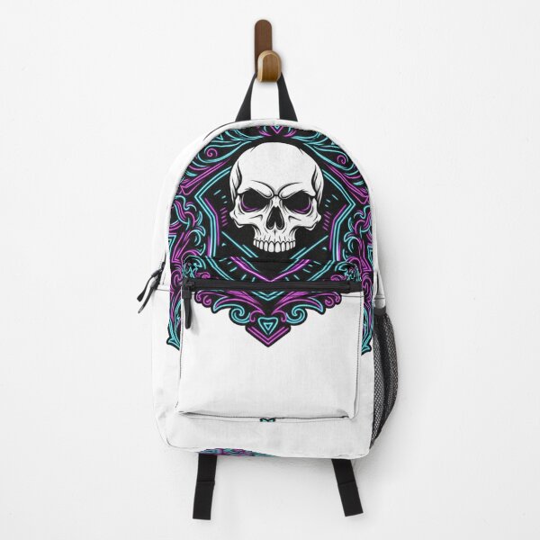 Item preview, Gothic Synthwave Skull Heart | Retro 80s Vaporwave Emblem designed and sold by Raj-Designs.