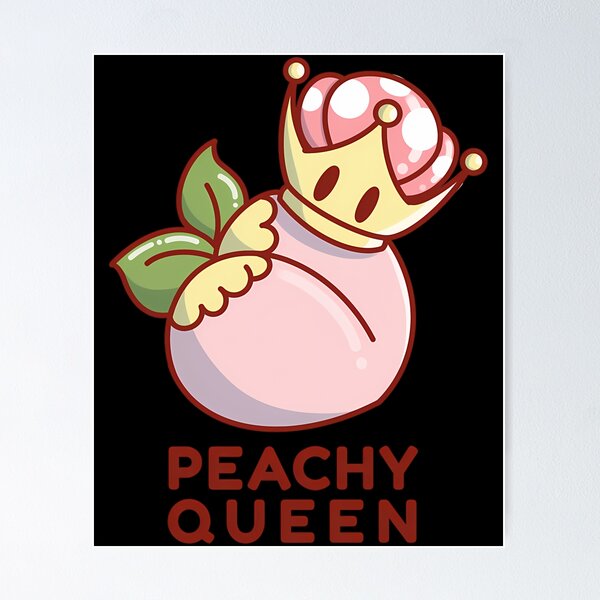 Artikelvorschau, Peachy Queen Kawaii Peach Charakter entworfen und verkauft von ezeomabrenkeb.