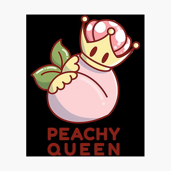 Artikelvorschau, Peachy Queen Kawaii Peach Charakter entworfen und verkauft von ezeomabrenkeb.