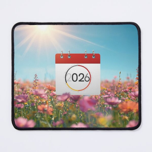 Item preview, 2026 Calendar Concept with Spring Flowers and Bright Sunlight designed and sold by Vvmd.