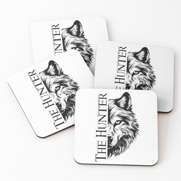 Item preview, The Hunter – Bold Wolf Illustration Tribal Style designed and sold by Quoteink.